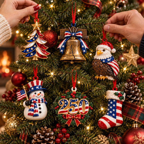 250th American Pride Ornament Gift Set NCU0HT141