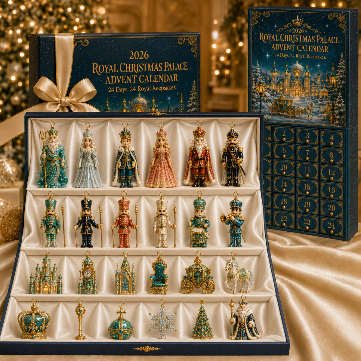 🎉2026 Royal Christmas Palace Luxury Countdown Gift Set