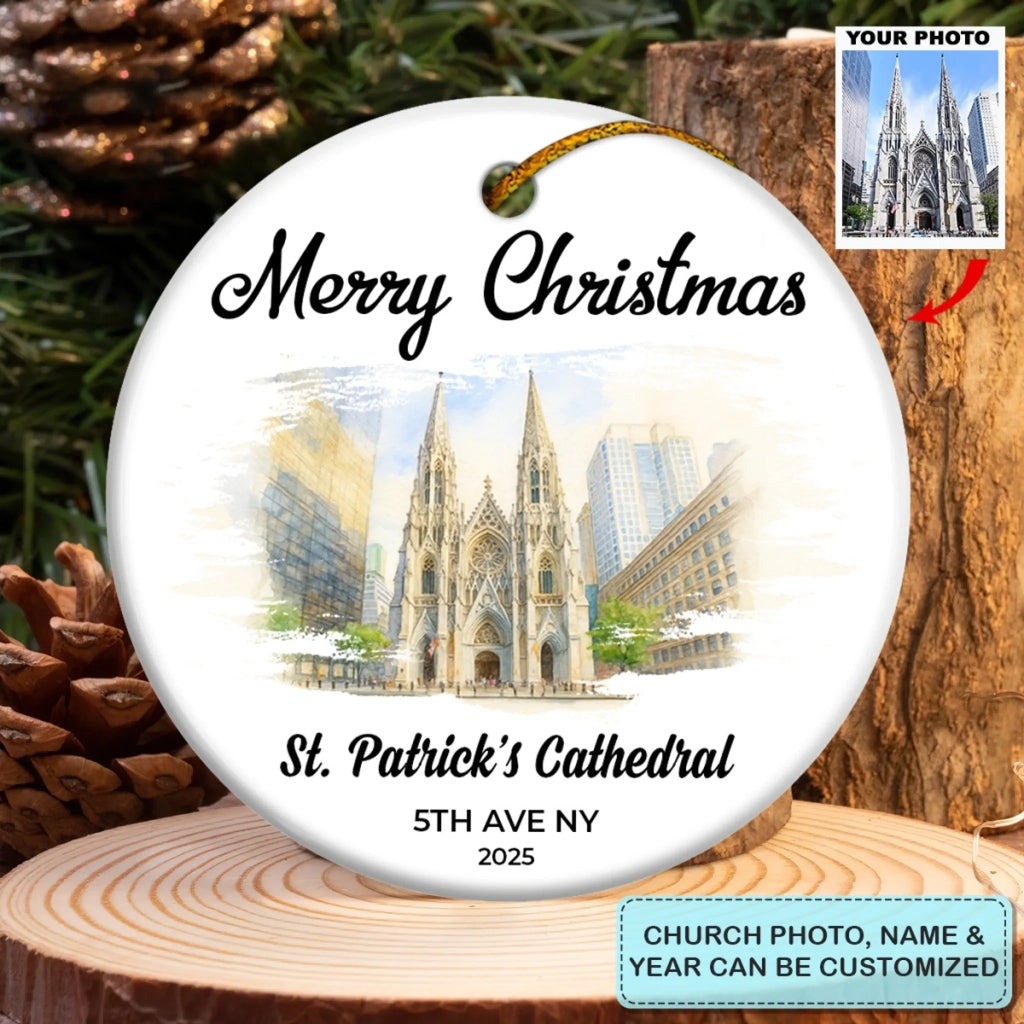 A Blessed 2025 - Ceramic Ornament - Christmas Gift For Family Members AGP0HT037