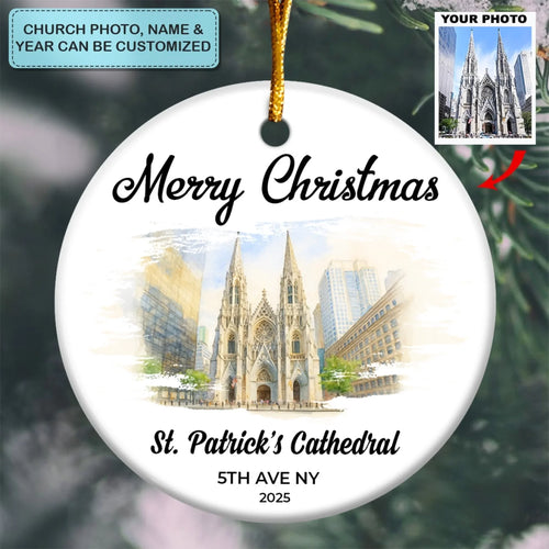A Blessed 2025 - Ceramic Ornament - Christmas Gift For Family Members AGP0HT037