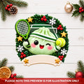 Dumpling Christmas Sports - Personalized Custom Shape Mica Ornament - Christmas Gift For Kids, Friends