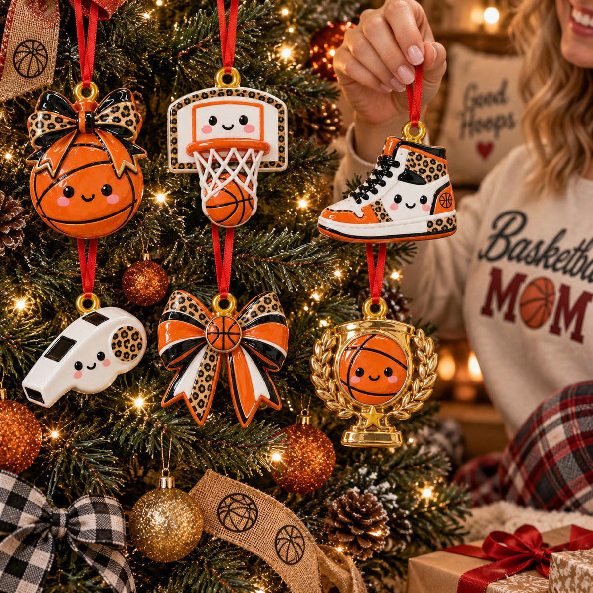 Basketball Mom Ornament Gift Set NCU0HT145