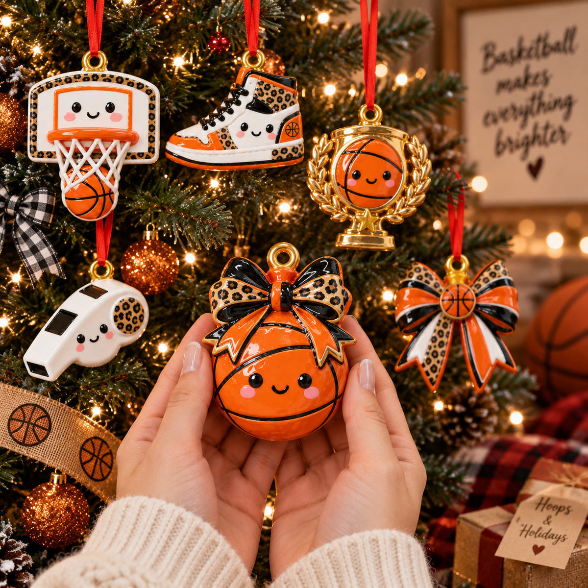 Basketball Mom Ornament Gift Set NCU0HT145