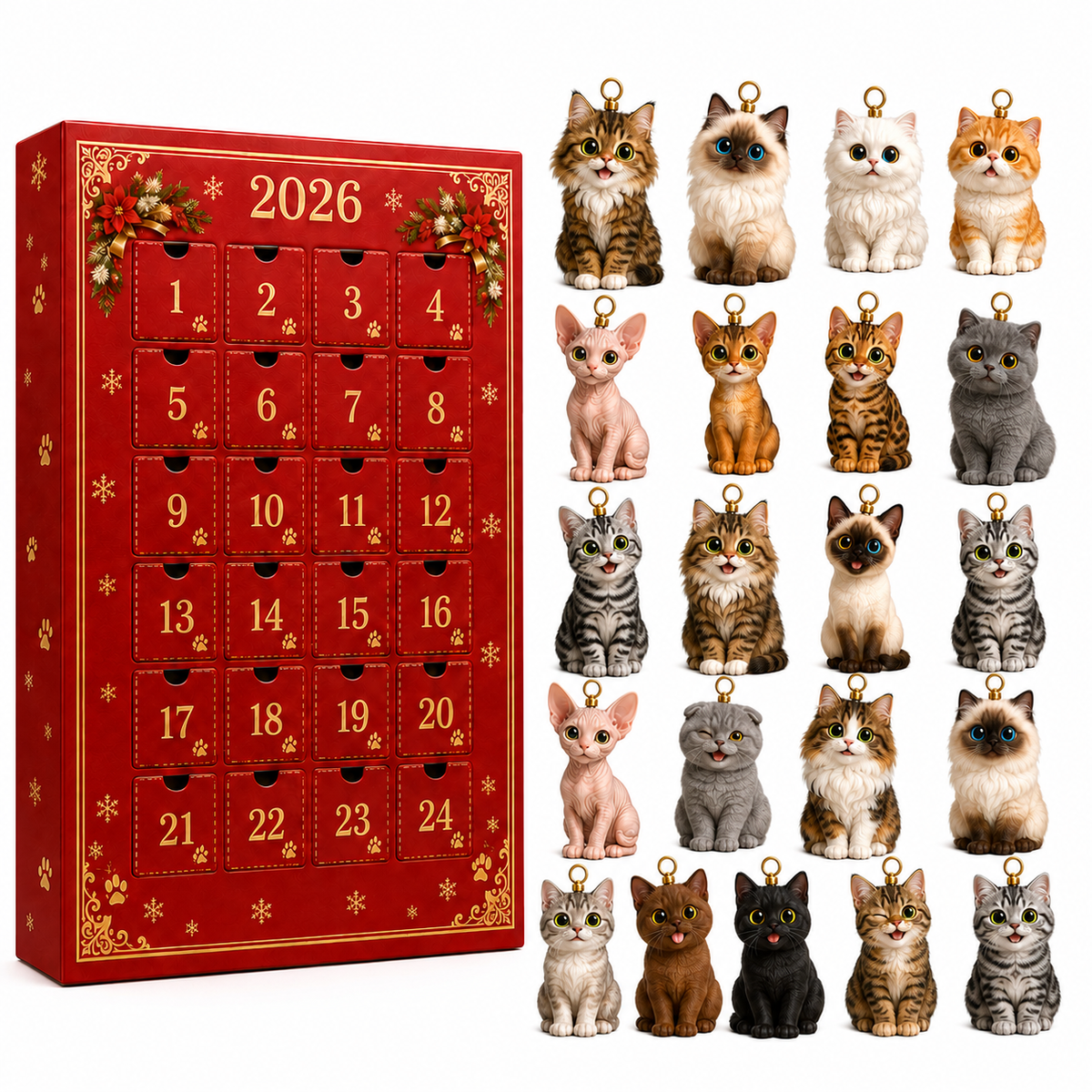 ❤️🔥Last 30pcs🔥❤️cat advent calendar