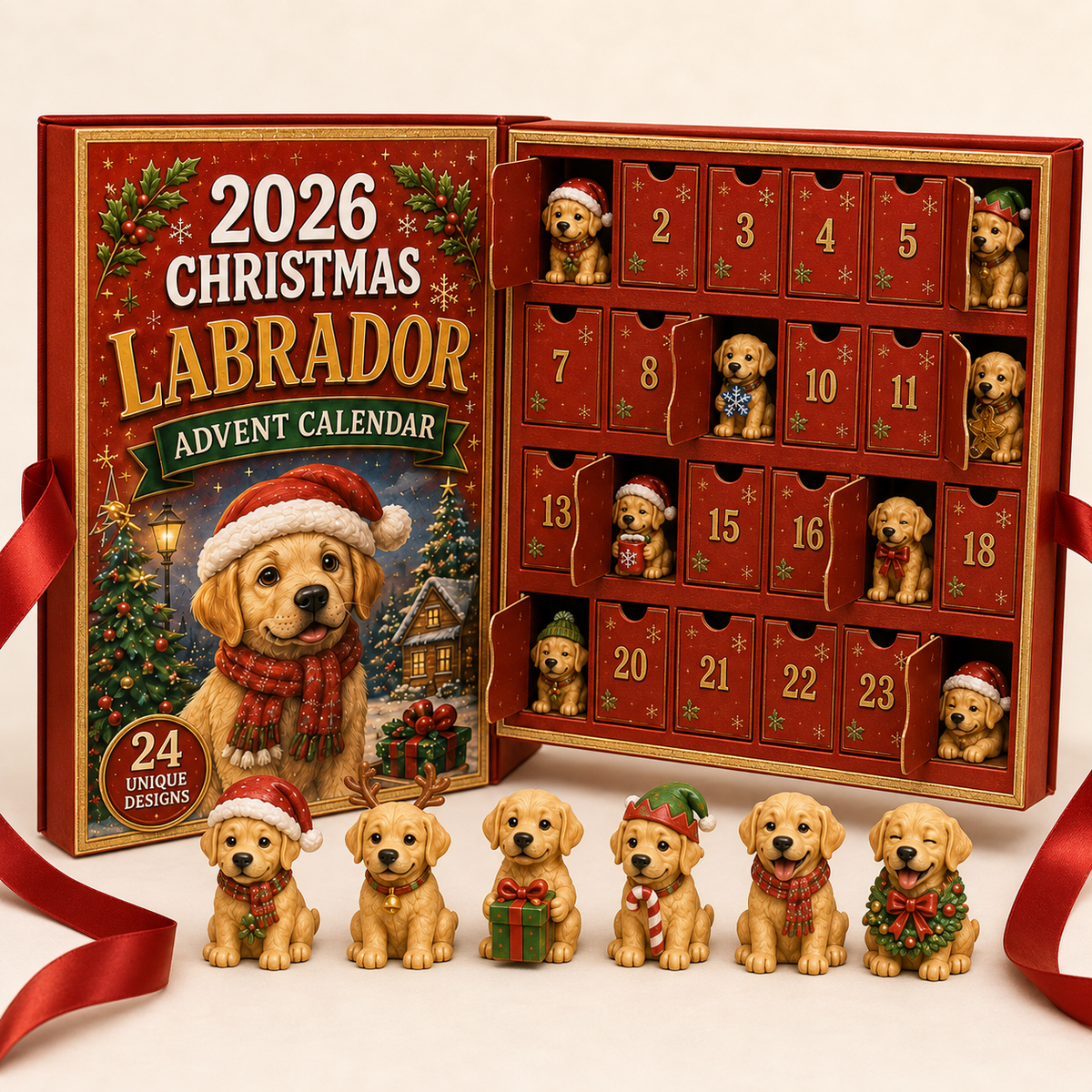 ❤️🔥Last 30pcs🔥❤️Labrador Advent Calendar