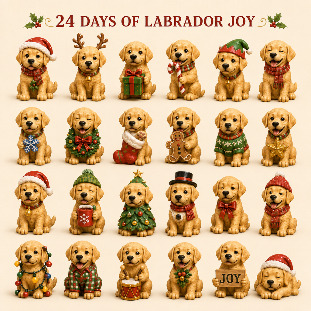 ❤️🔥Last 30pcs🔥❤️Labrador Advent Calendar