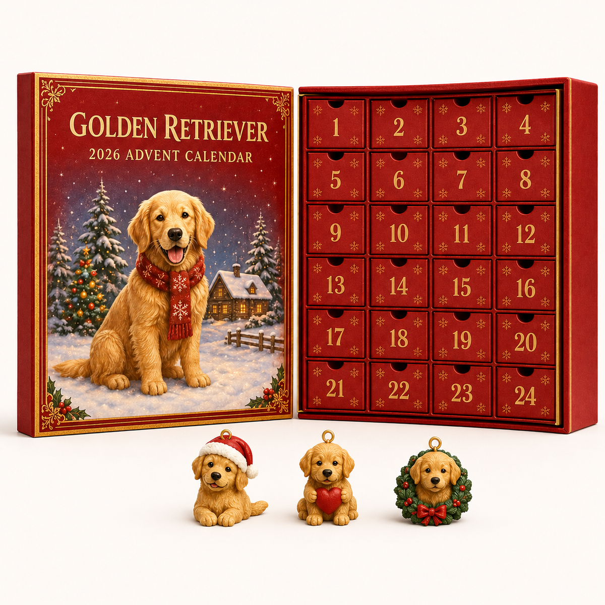 ❤️🔥Last 30pcs🔥❤️Golden Retriever Advent Calendar