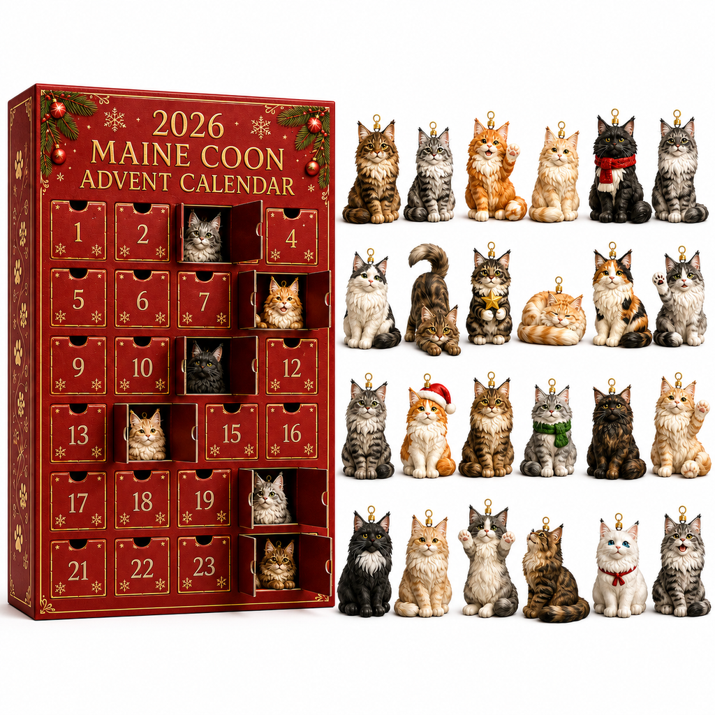 ❤️🔥Last 30pcs🔥❤️Maine Coon Advent Calendar