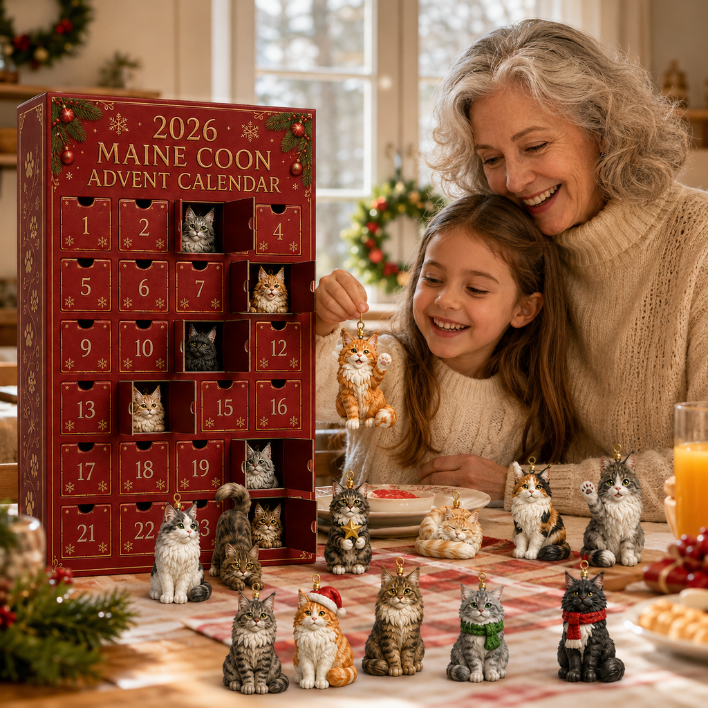❤️🔥Last 30pcs🔥❤️Maine Coon Advent Calendar