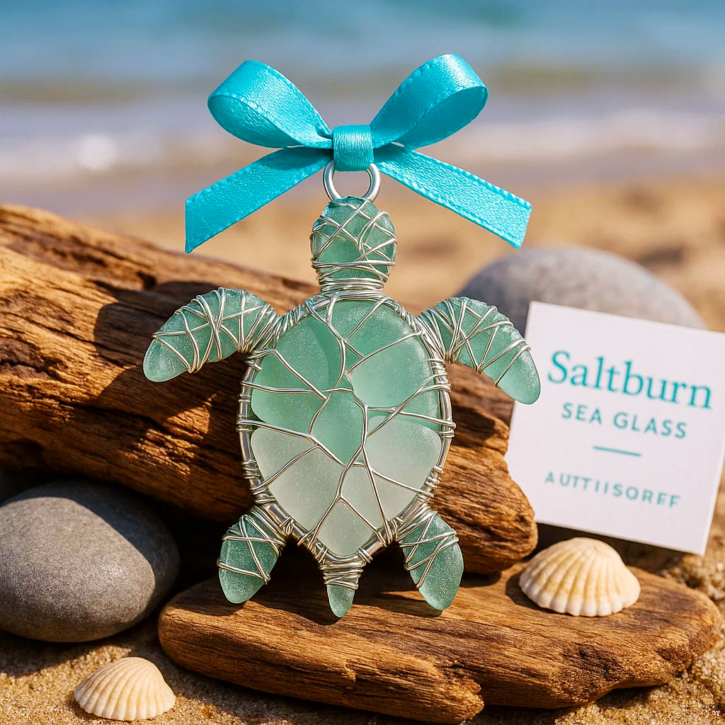 ❤️🔥Last 30pcs🔥🌊 Handmade Sea Glass Ocean Ornament