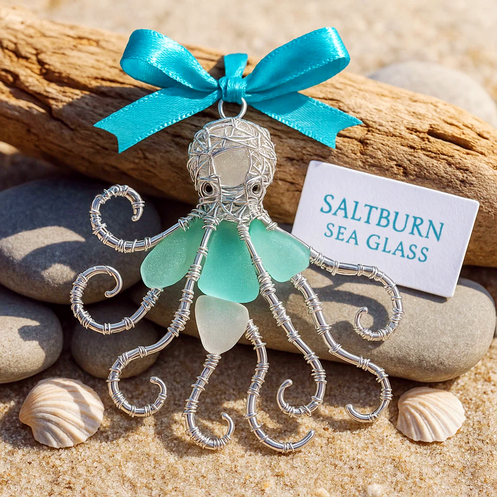 ❤️🔥Last 30pcs🔥🌊 Handmade Sea Glass Ocean Ornament