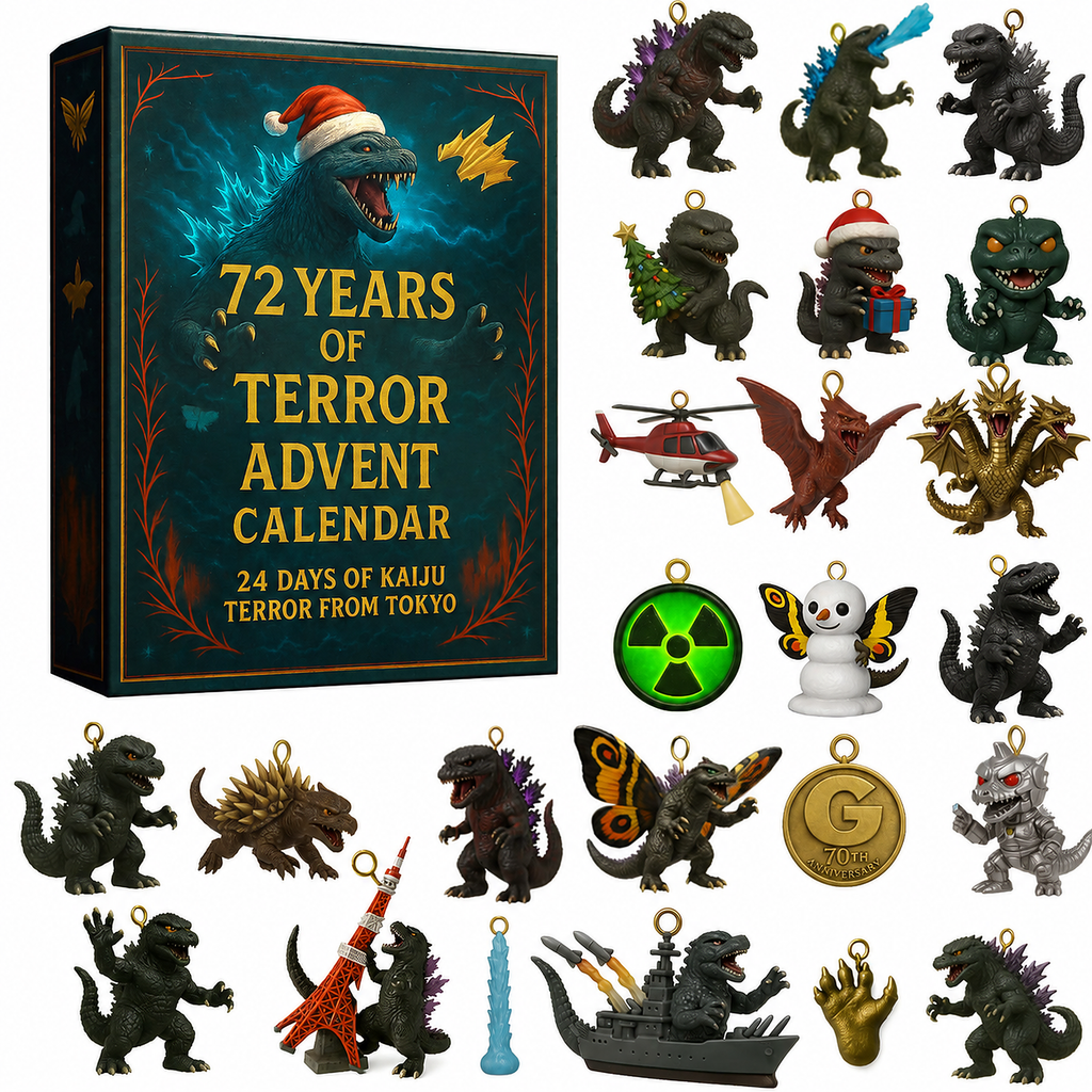 🦖Godzilla Kaiju Advent Calendar, 24-Day Christmas Countdown Calendar