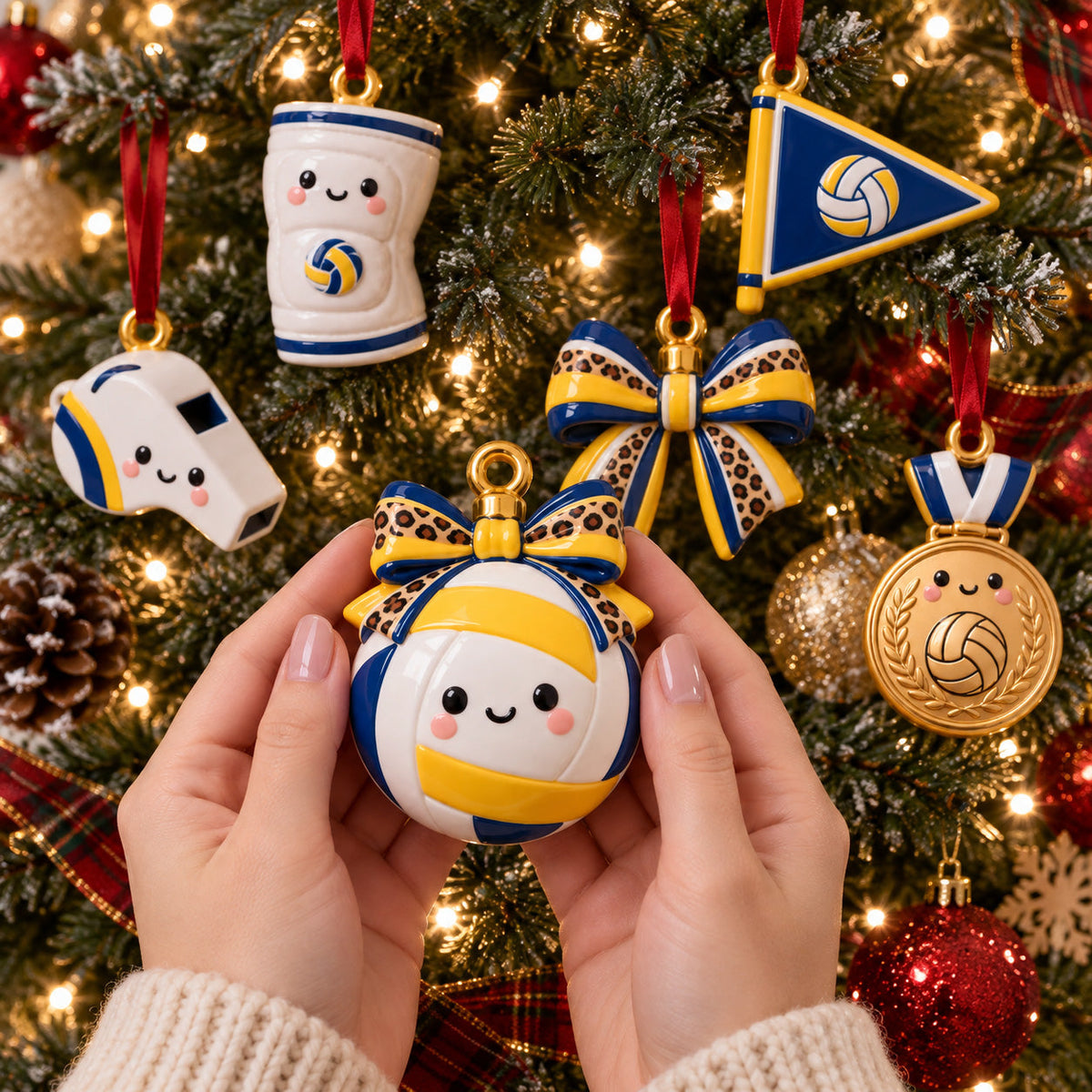 Volleyball Mom Ornament Gift Set NCU0HT149