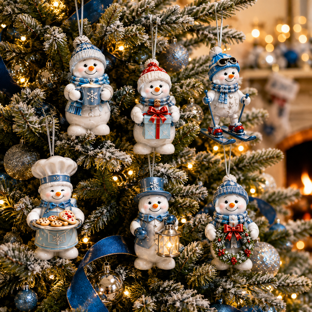 🔥24-Day Christmas Countdown Advent Calendar – Snowman Christmas Series