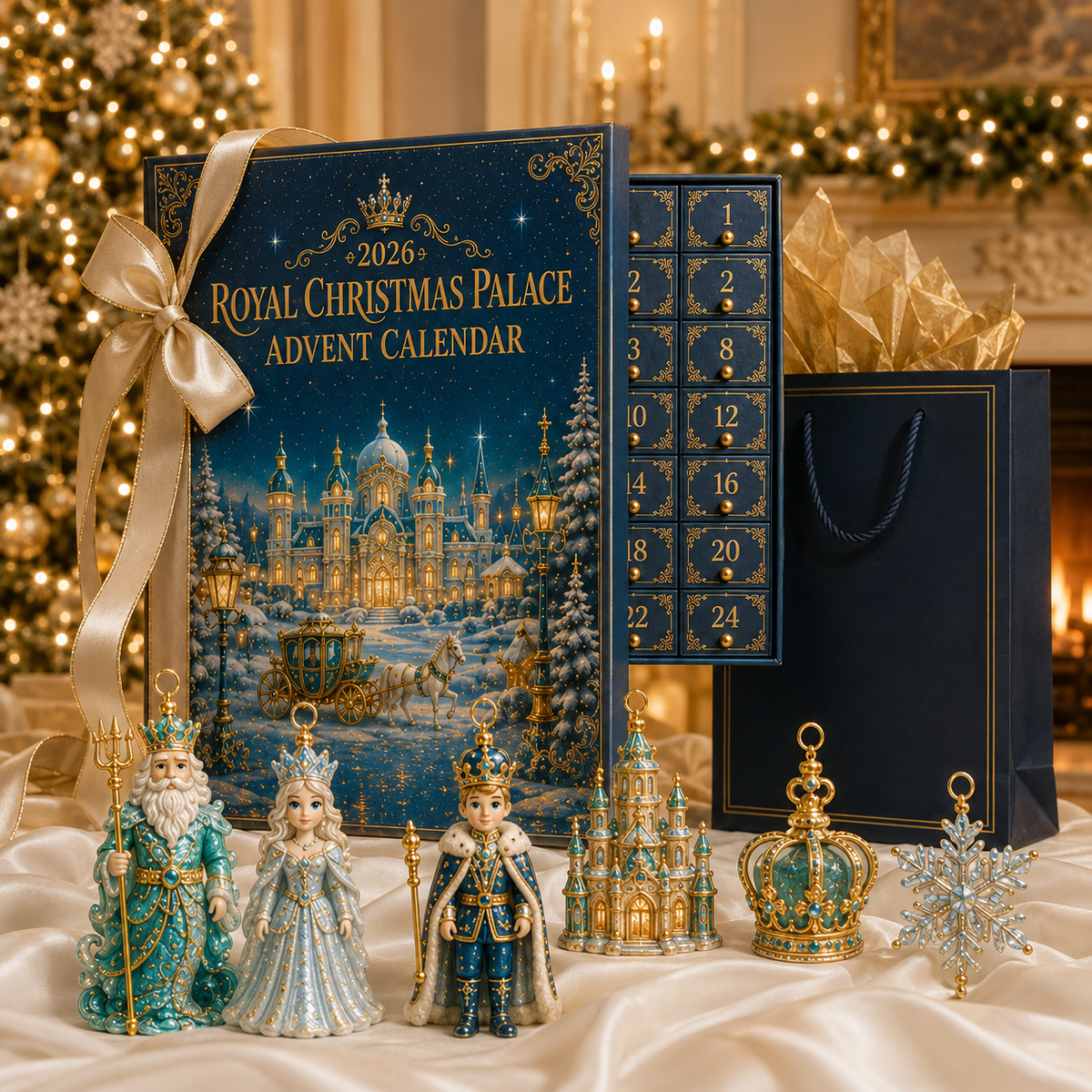 🎉2026 Royal Christmas Palace Luxury Countdown Gift Set