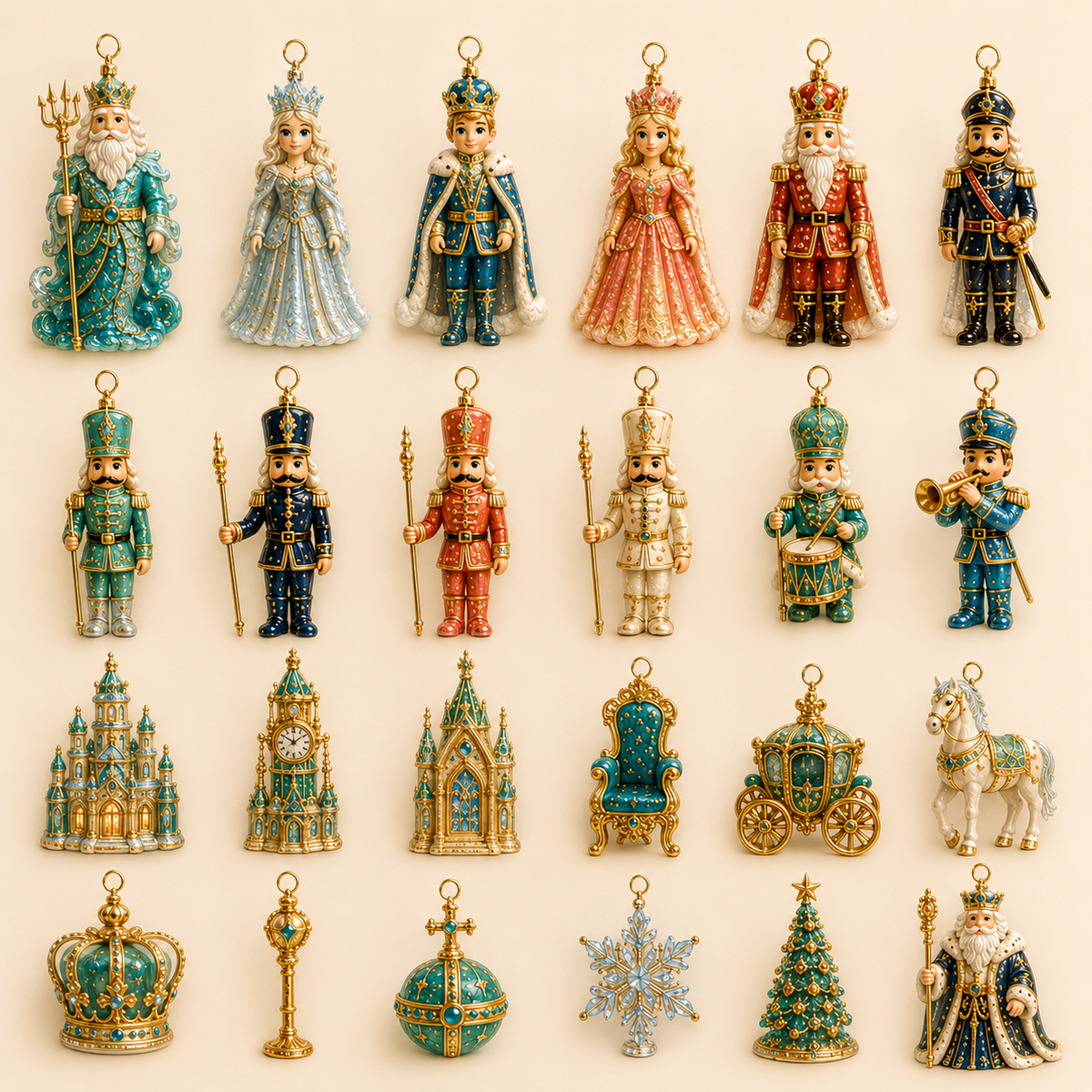 🎉2026 Royal Christmas Palace Luxury Countdown Gift Set