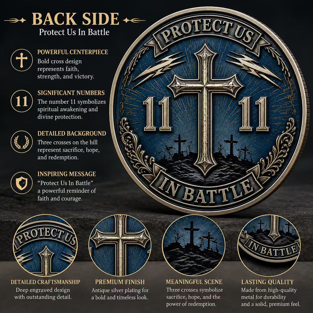🔥Last 100pcs🔥Saint Michael Archangel Challenge Coin